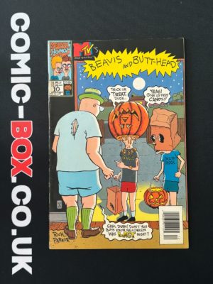 Marvel Comics Beavis And Butt-Head #10 Very Rare Newsstand Variant Halloween CVR