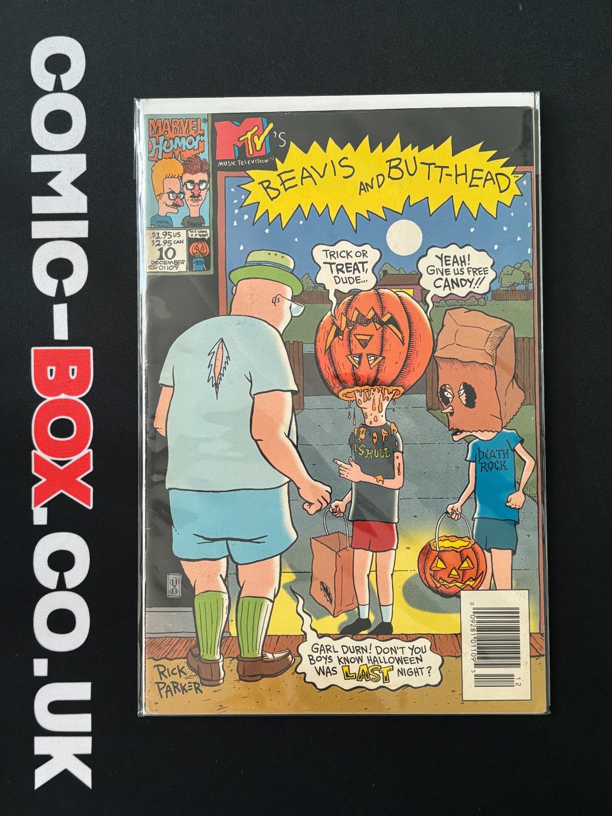 Marvel Comics Beavis And Butt-Head #10 Very Rare Newsstand Variant Halloween CVR - Image 3
