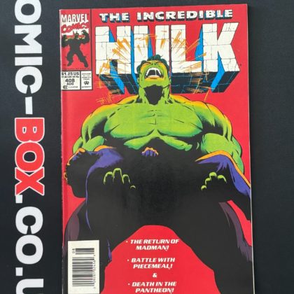 Marvel Comics The Incredible Hulk #408 Rare Newsstand Variant 1993