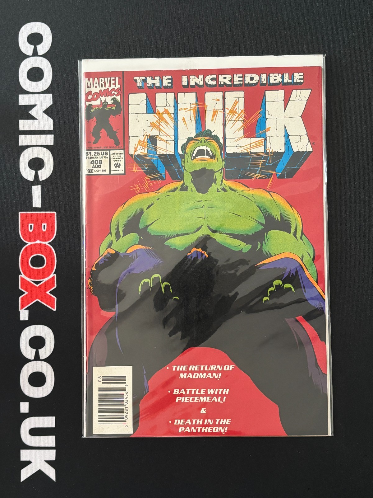 Marvel Comics The Incredible Hulk #408 Rare Newsstand Variant 1993 - Image 3