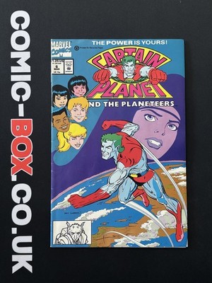 Captain Planet and the Planeteers #6 Marvel 1991 Jeff Johnson Cover