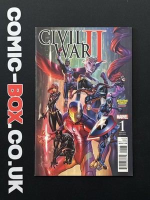 Civil War II #1 Marvel 2016 Direct J Scott Campbell Midtown Comics Variant