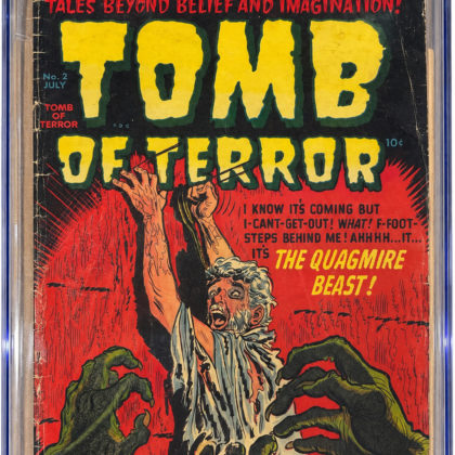 CGC Graded [4.5] HarveyTomb of Terror #2 Pre-Code Horror • July 1952