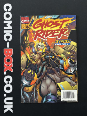 Ghost Rider #62 Marvel 1995 Newsstand Variant Salvador Larroca Cover