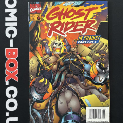 Ghost Rider #62 Marvel 1995 Newsstand Variant Salvador Larroca Cover