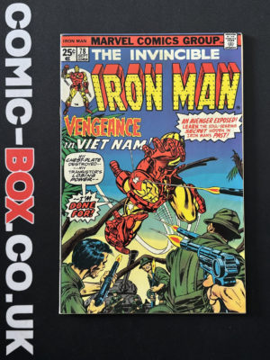 The Invincible Iron Man #78 Marvel 1975 Cents Gil Kane Cover