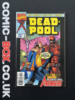 Deadpool #10 Marvel 1998 Direct Edition Shannon Eric Denton Cover