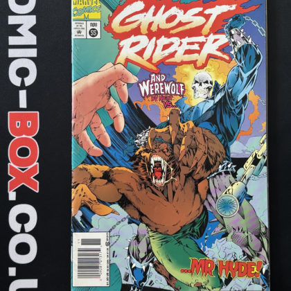 Ghost Rider #55 Marvel 1994 Newsstand Larry Stroman and Mark Texeira Cover