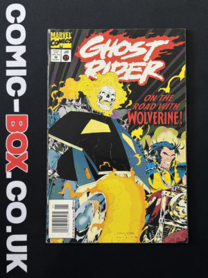 Ghost Rider #57 Marvel 1994 Newsstand Salvador Larroca and Sergio Melia Cover