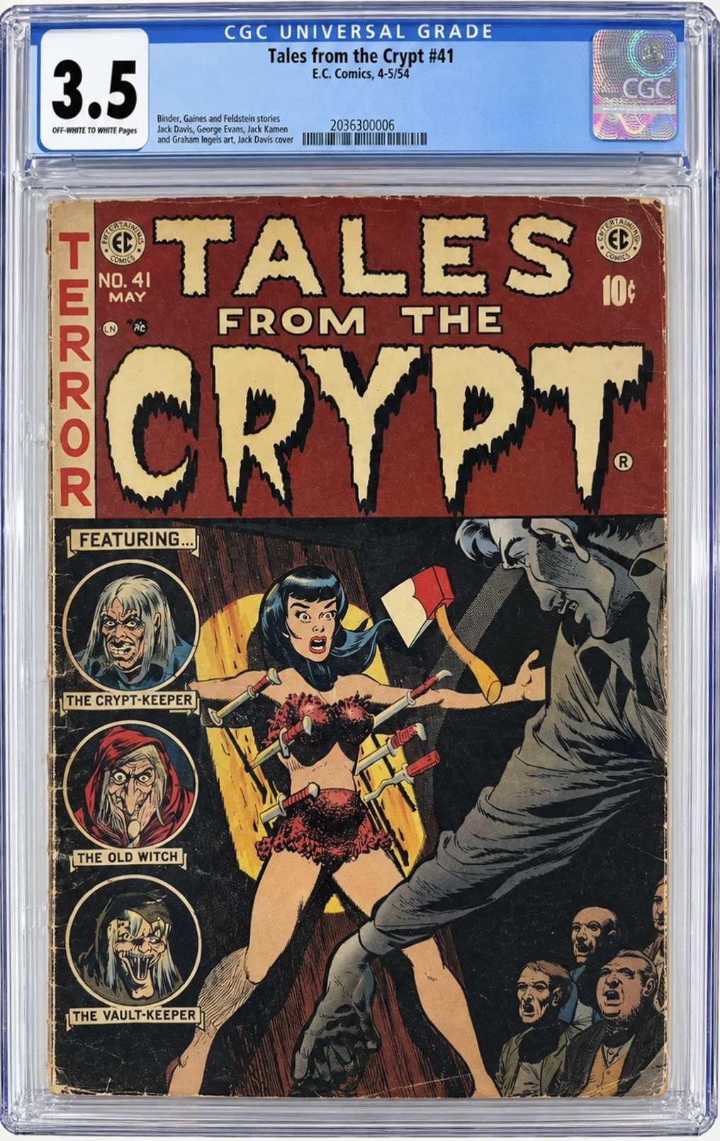 Tales from the Crypt #41 (1954) CGC 3.5 | E.C. Comics