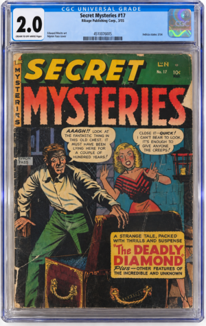 Secret Mysteries #17 (1955) CGC 2.0 | Ribage Publishing Corp.