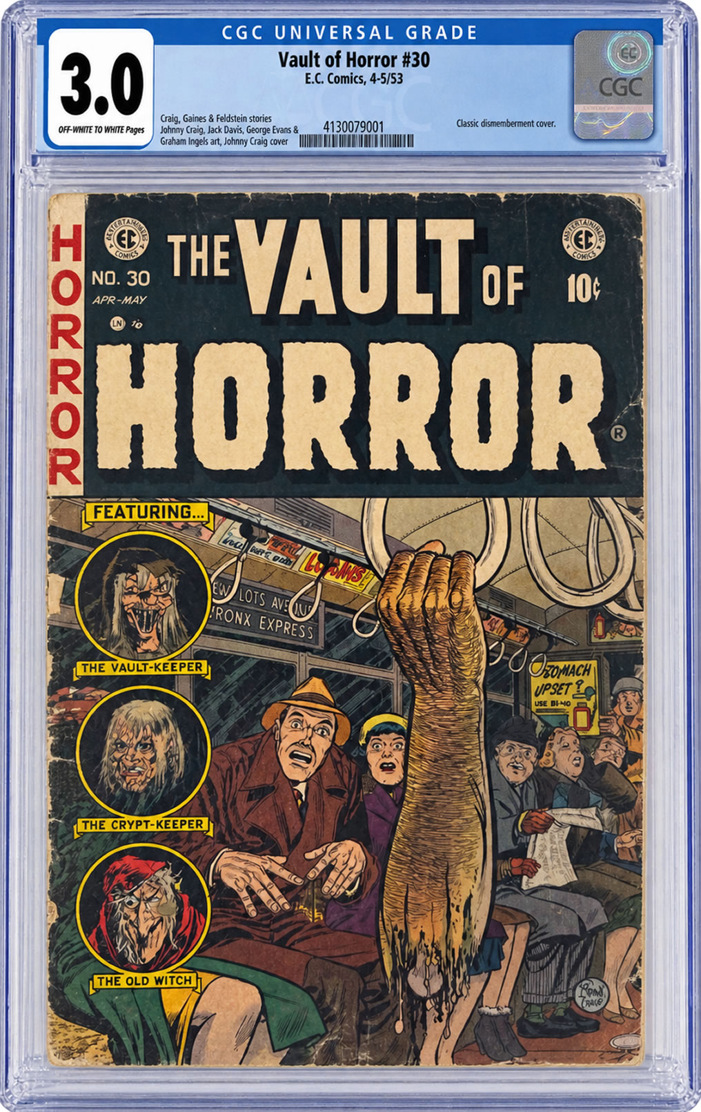 Vault of Horror #30 (1953) CGC 3.0 | E.C. Comics