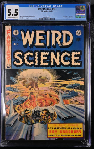 Weird Science #18 (1953) CGC 5.5 | E.C. Comics