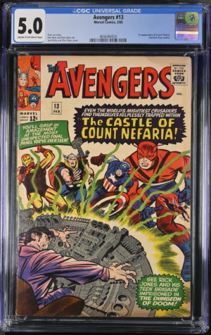 Avengers #13 (1965) CGC 5.0 | Marvel Comics