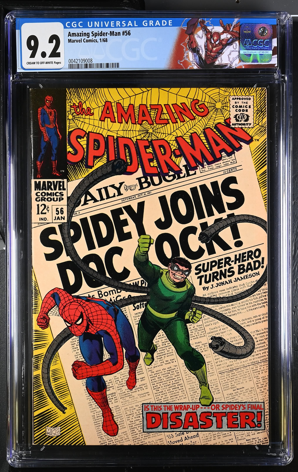 Amazing Spider-Man #56 (1968) CGC 9.2 | Marvel Comics