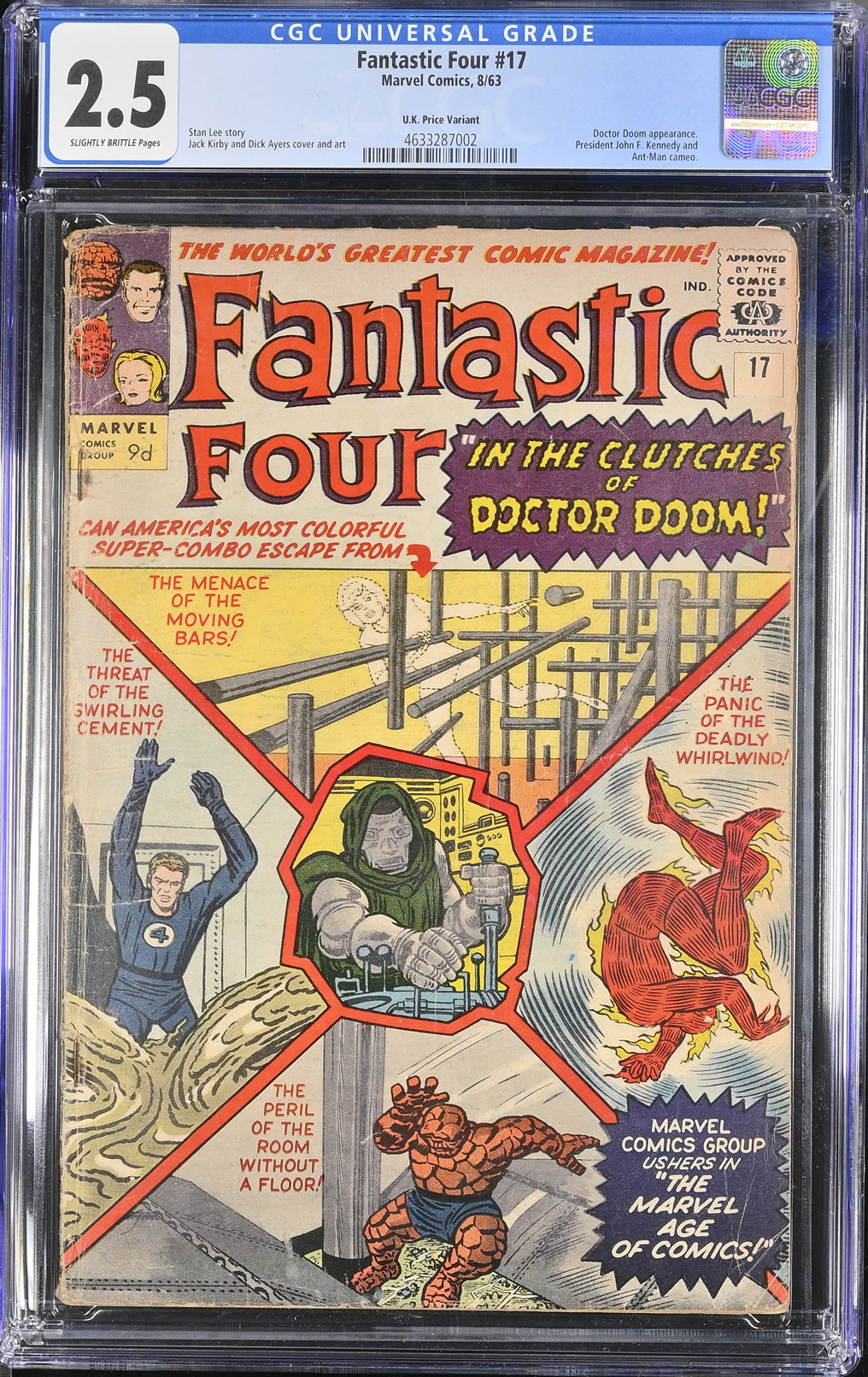 Fantastic Four #17 (1963) CGC 2.5 | Marvel Comics