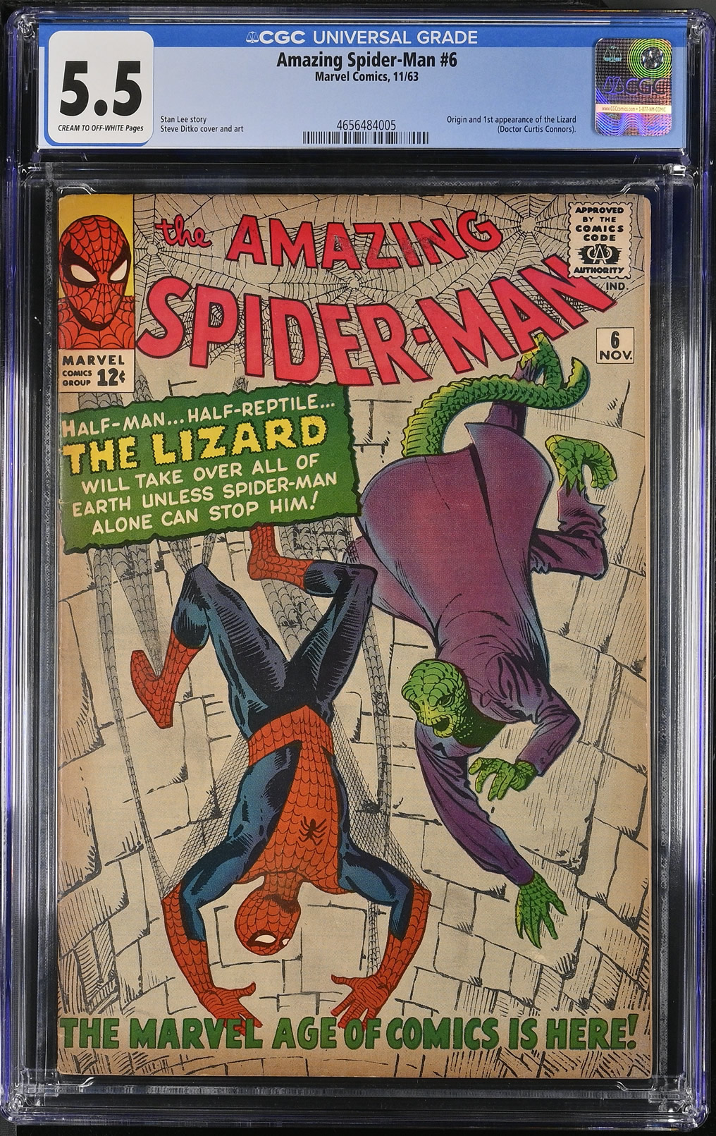 Amazing Spider-Man #6 (1963) CGC 5.5 | Marvel Comics