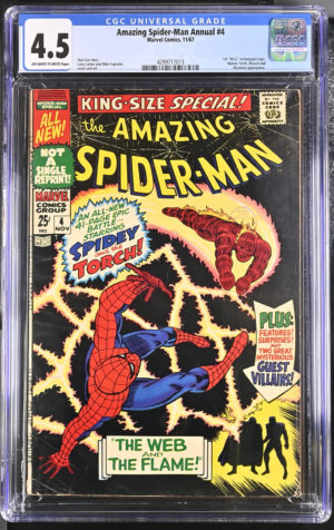 Amazing Spider-Man Annual #4 (1967) CGC 4.5 | Marvel Comics
