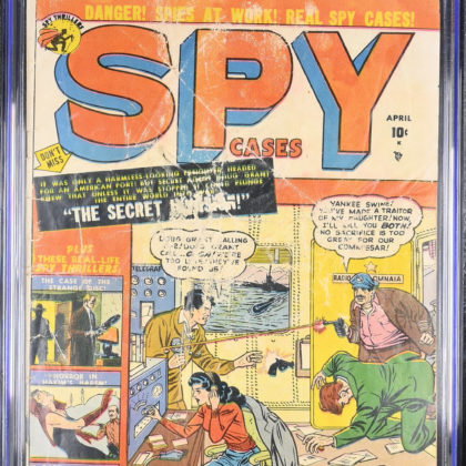 Spy Cases #4 (1951) CGC 2.0 | Timely Comics