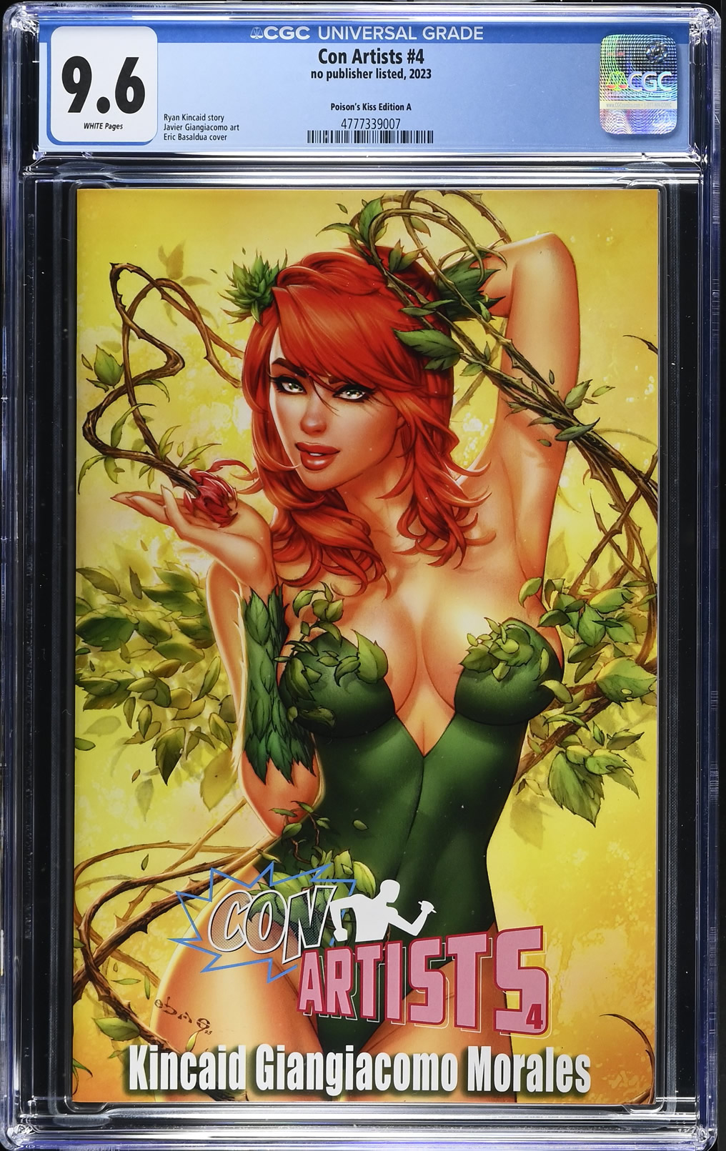 Con Artists #4 (2023) CGC 9.6 | Poison Ivy Homage