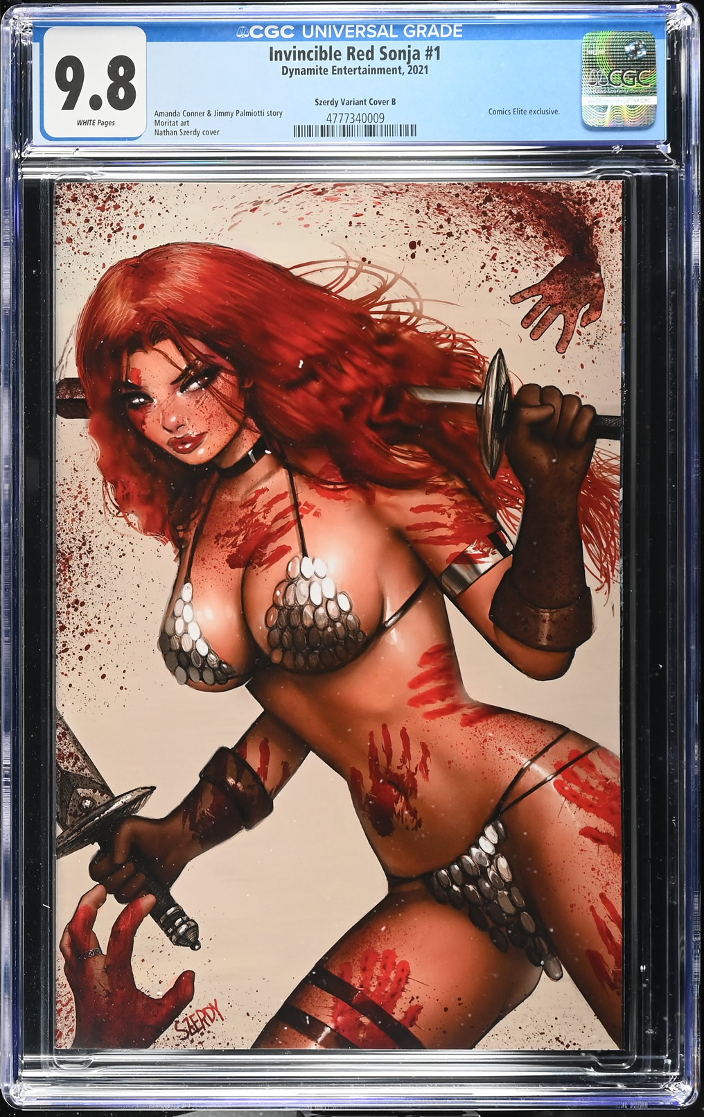 Invincible Red Sonja #1 (2021) CGC 9.8 | Dynamite Entertainment