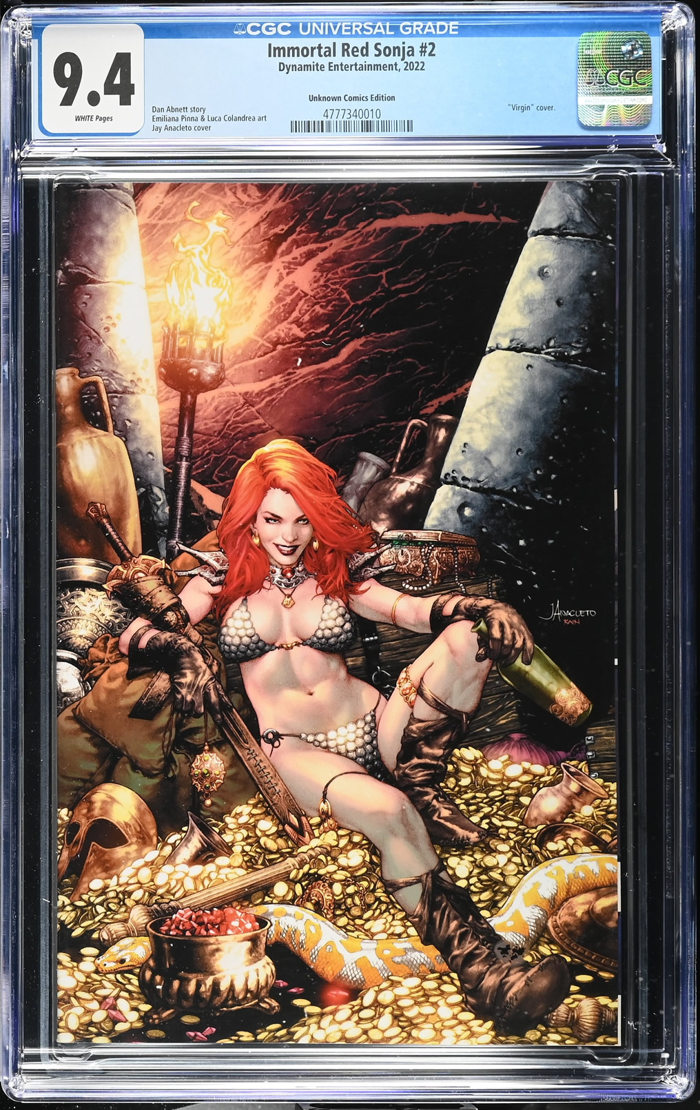 Immortal Red Sonja #2 (2022) CGC 9.4 | Dynamite Entertainment