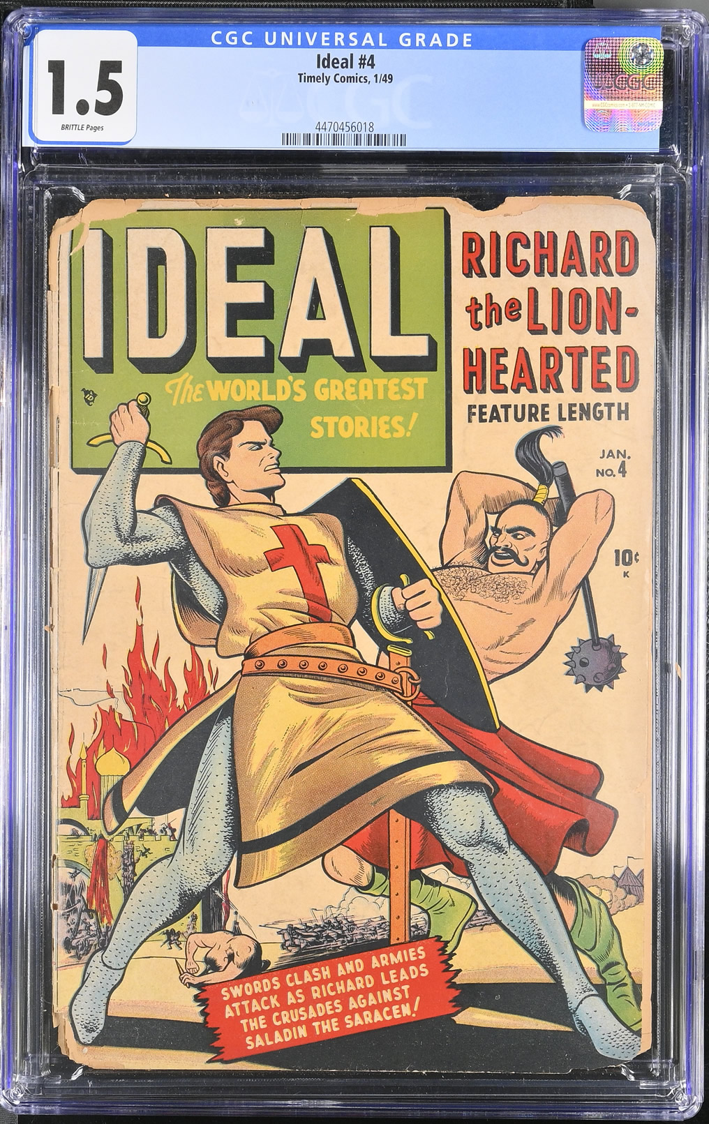Ideal #4 (1949) CGC 1.5 | Timely Comics