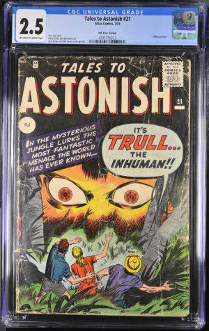 Tales to Astonish #21 (1961) CGC 2.5 | Atlas Comics