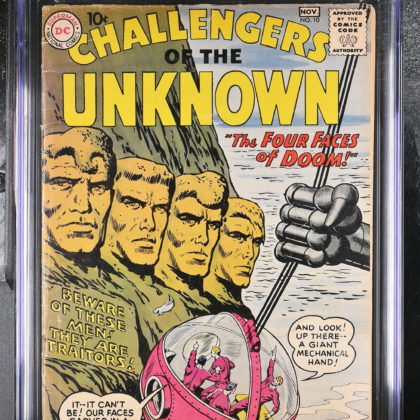 Challengers of the Unknown #10 (1959) CGC 3.5 | D.C. Comics