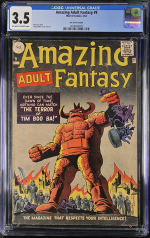 Amazing Adult Fantasy #9 (1962) CGC 3.5 | Marvel Comics
