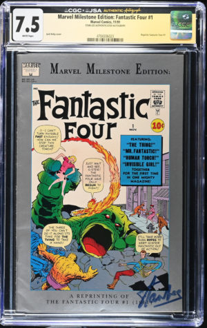 Marvel Milestone Edition: Fantastic Four #1 (1991) CGC 7.5 | Marvel Comics