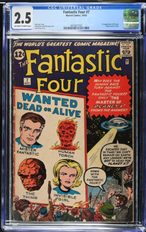 Fantastic Four #7 (1962) CGC 2.5 | Marvel Comics