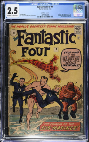 Fantastic Four #4 (1962) CGC 2.5 | Marvel Comics