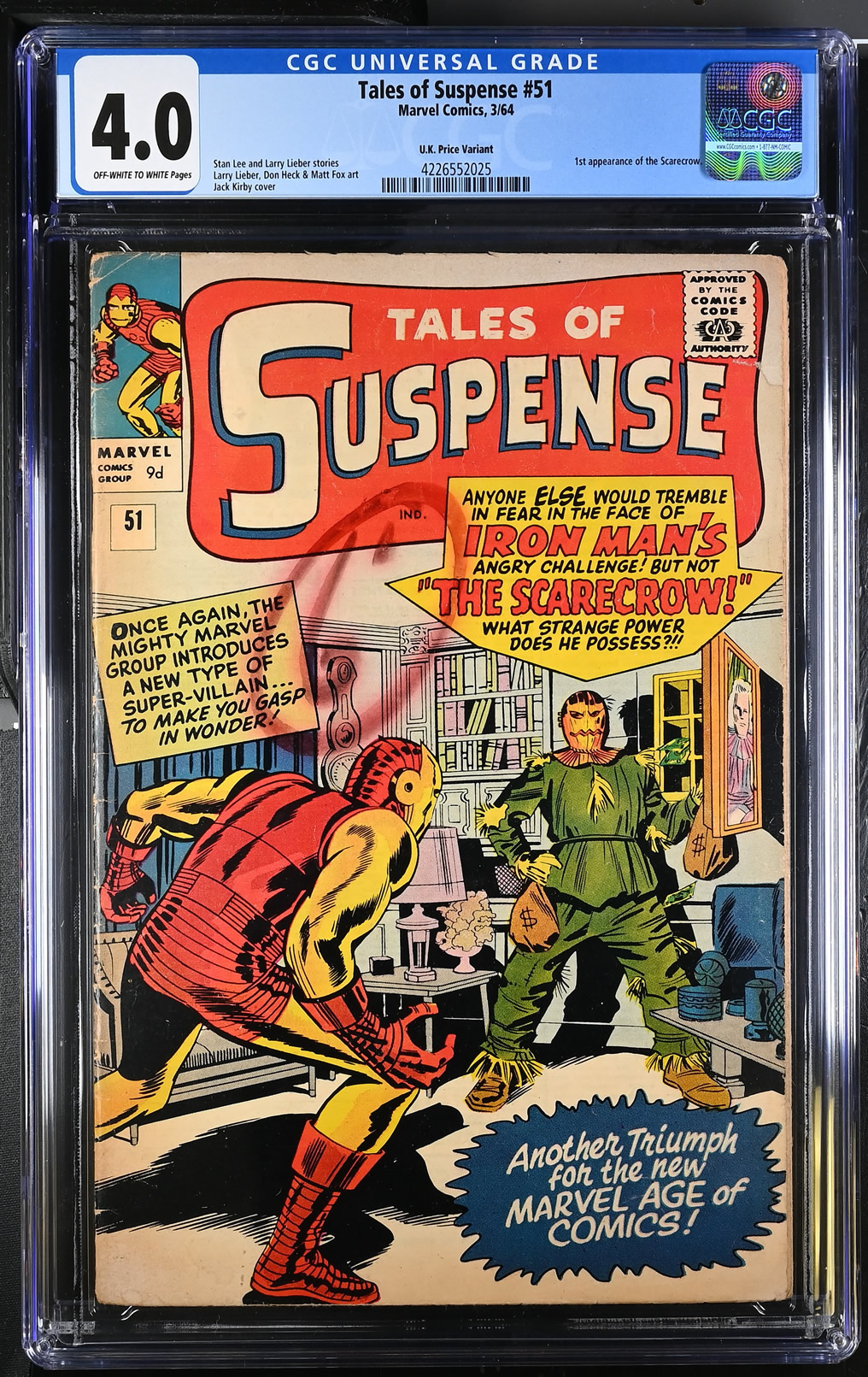 Tales of Suspense #51 (1964) CGC 4.0 | Marvel Comics