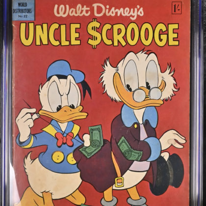 Uncle Scrooge #22 (1953) CGC 4.0 | World Distributors