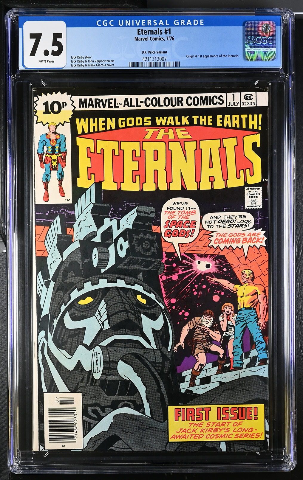 Eternals #1 (1976) CGC 7.5 | Marvel Comics