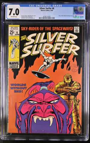 Silver Surfer #6 (1969) CGC 7.0 | Marvel Comics
