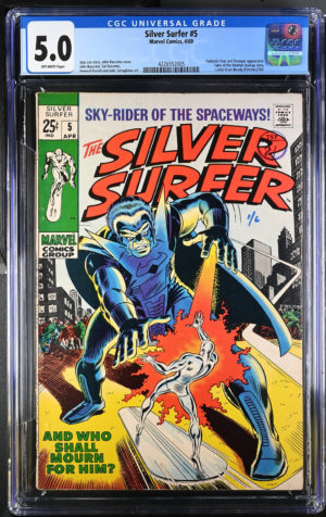 Silver Surfer #5 (1969) CGC 5.0 | Marvel Comics
