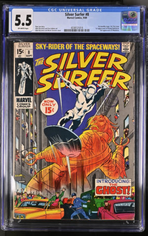 Silver Surfer #8 (1969) CGC 5.5 | Marvel Comics