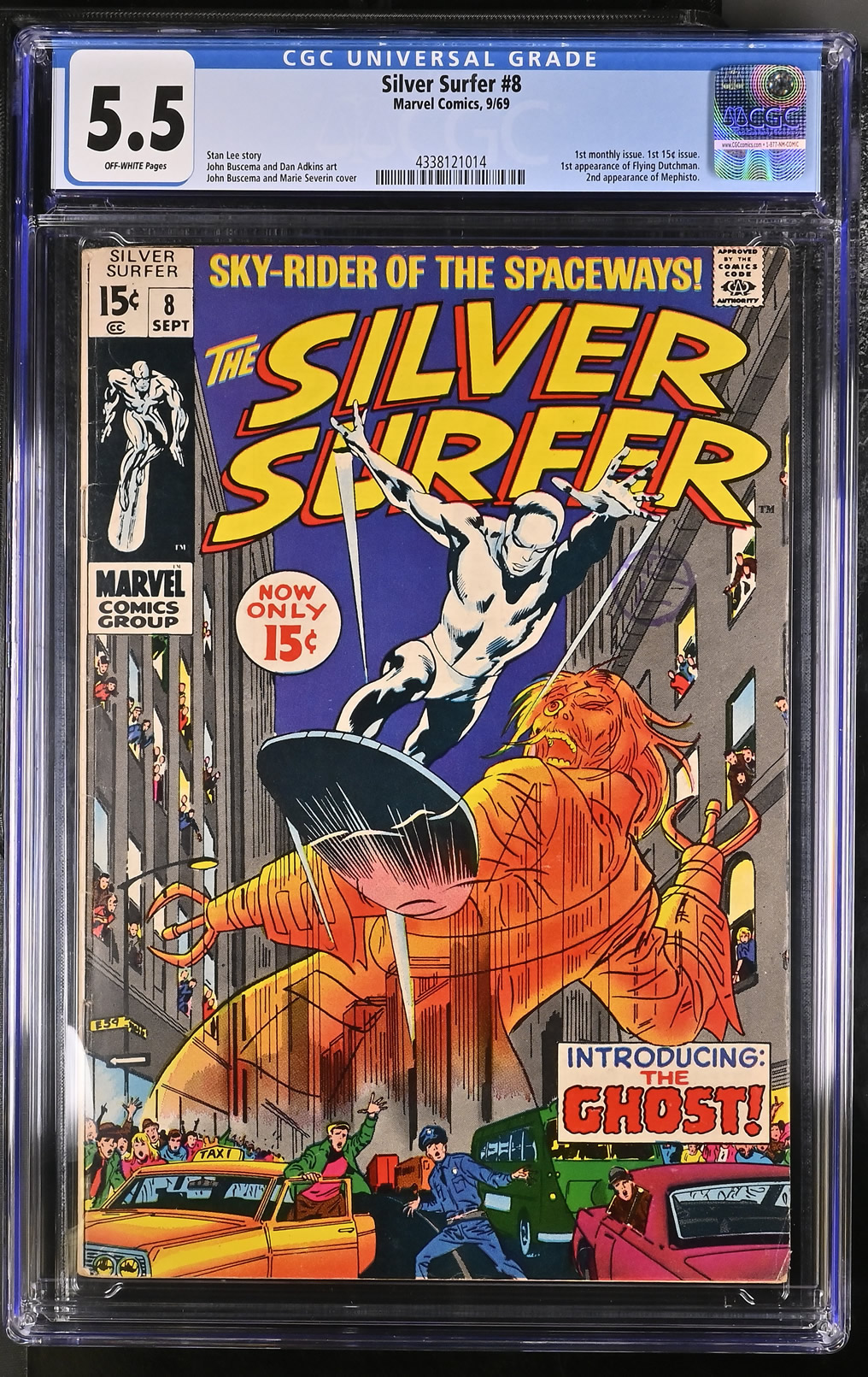 Silver Surfer #8 (1969) CGC 5.5 | Marvel Comics