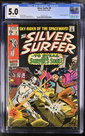 Silver Surfer #9 (1969) CGC 5.0 | Marvel Comics