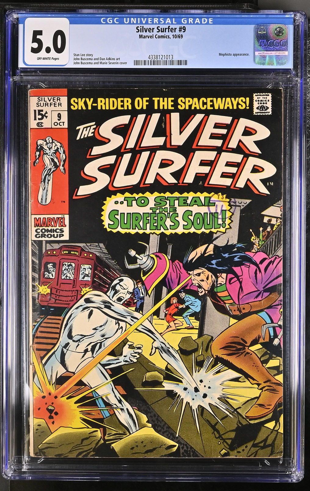 Silver Surfer #9 (1969) CGC 5.0 | Marvel Comics