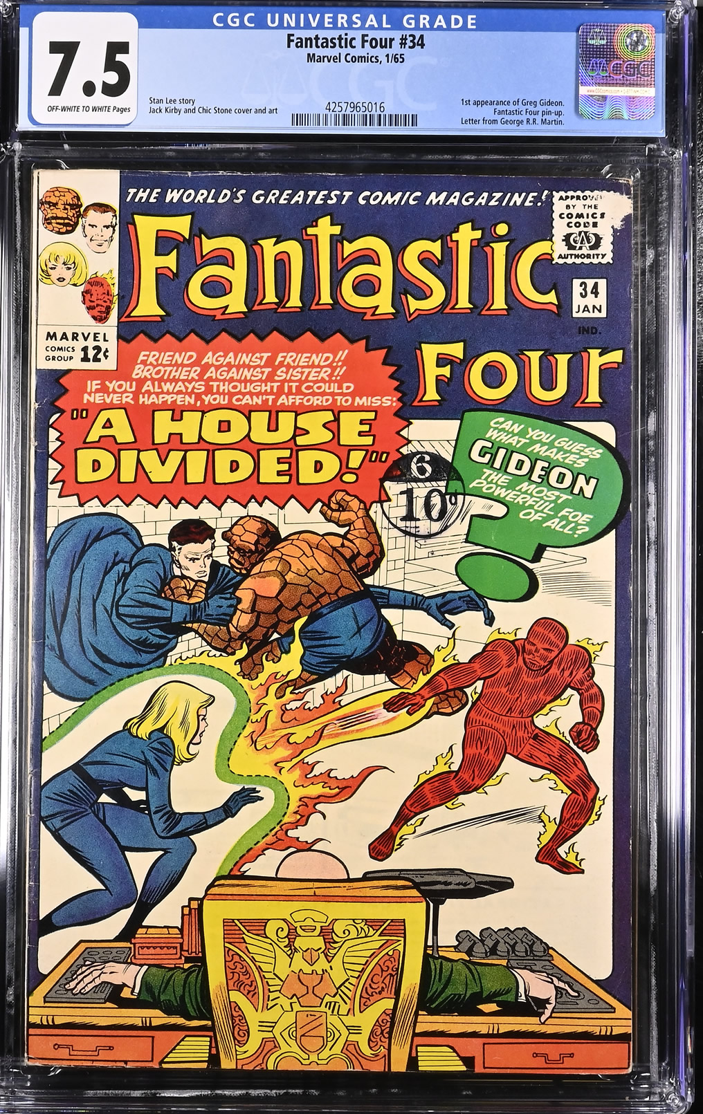 Fantastic Four #34 (1965) CGC 7.5 | Marvel Comics