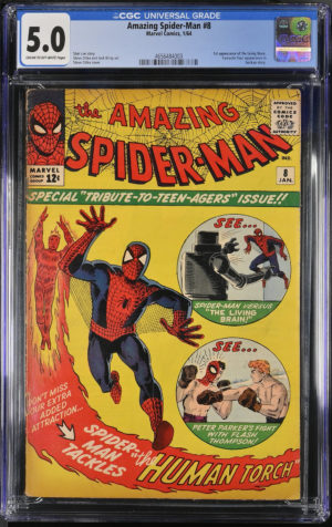 Amazing Spider-Man #8 (1964) CGC 5.0 | Marvel Comics
