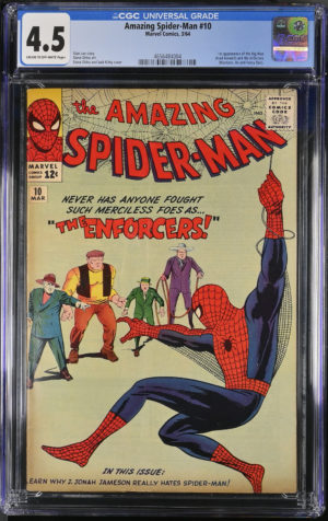 Amazing Spider-Man #10 (1964) CGC 4.5 | Marvel Comics