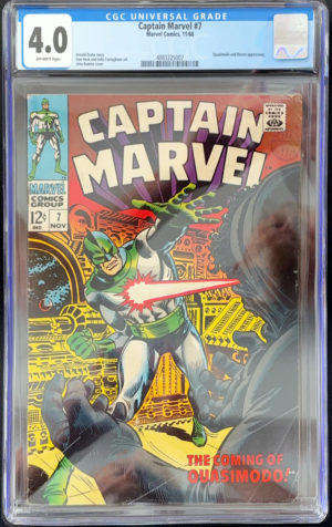 Captain Marvel #7 (1968) CGC 4.0 | Marvel Comics
