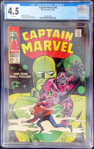 Captain Marvel #8 (1968) CGC 4.5 | Marvel Comics
