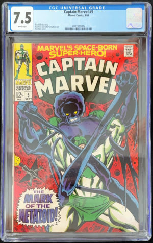 Captain Marvel #5 (1968) CGC 7.5 | Marvel Comics