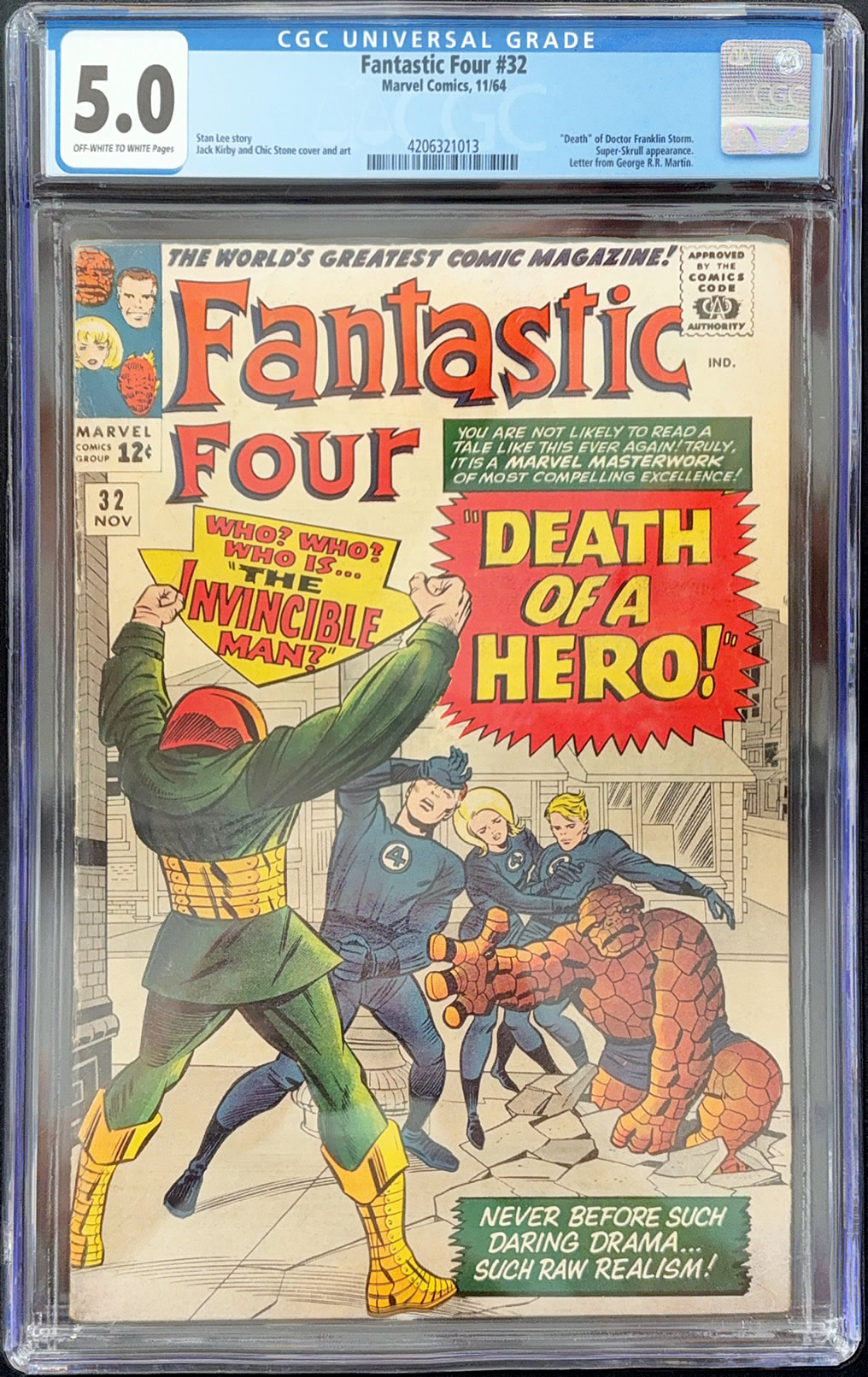 Fantastic Four #32 (1964) CGC 5.0 | Marvel Comics