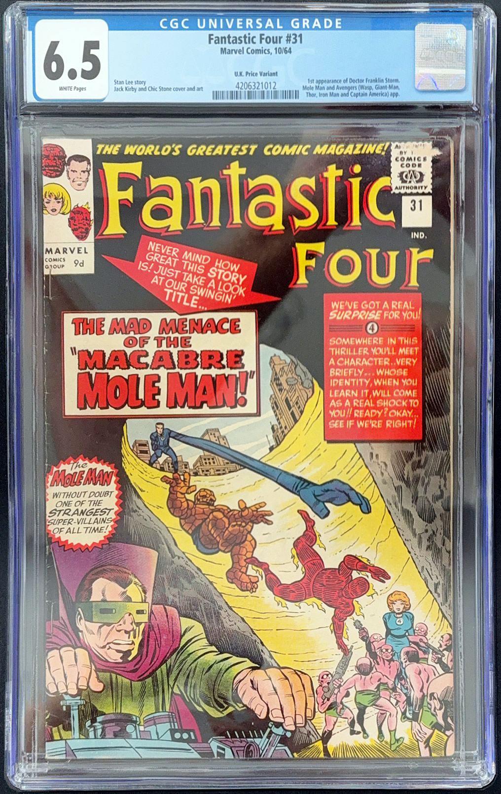 Fantastic Four #31 (1964) CGC 6.5 | Marvel Comics